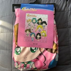 Sailor moon throw blanket